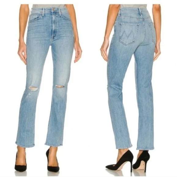 Mother High Waisted Rider Skimp Jeans in Dreamer - Picture 2 of 11